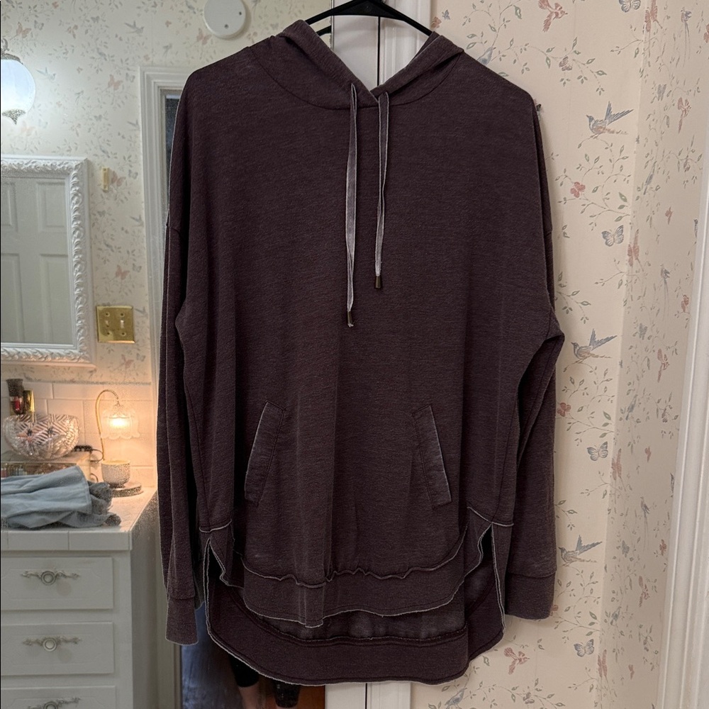 Z Supply Purple/Brown Hoodie